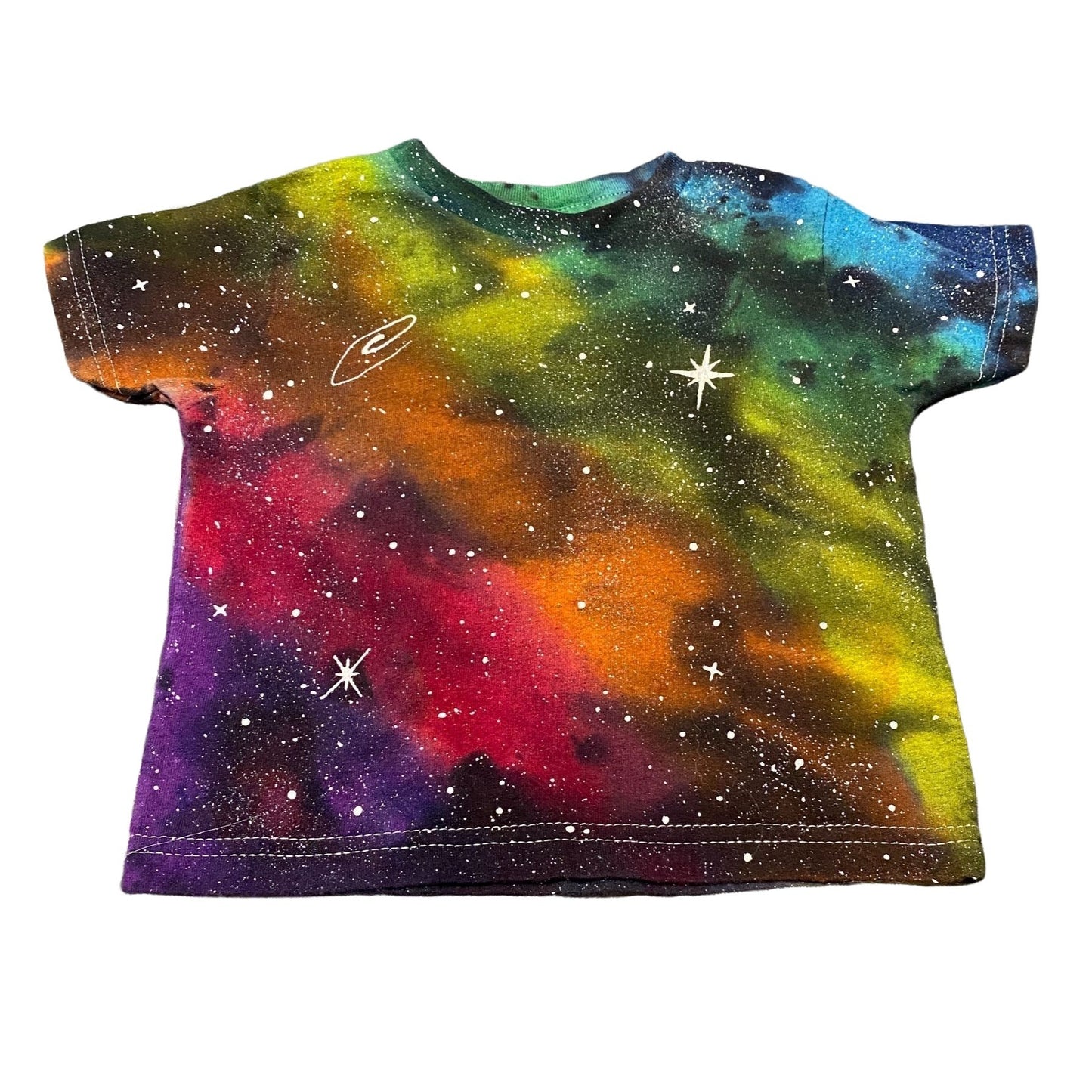 Galaxy Dyed Kids Tee || Size 3