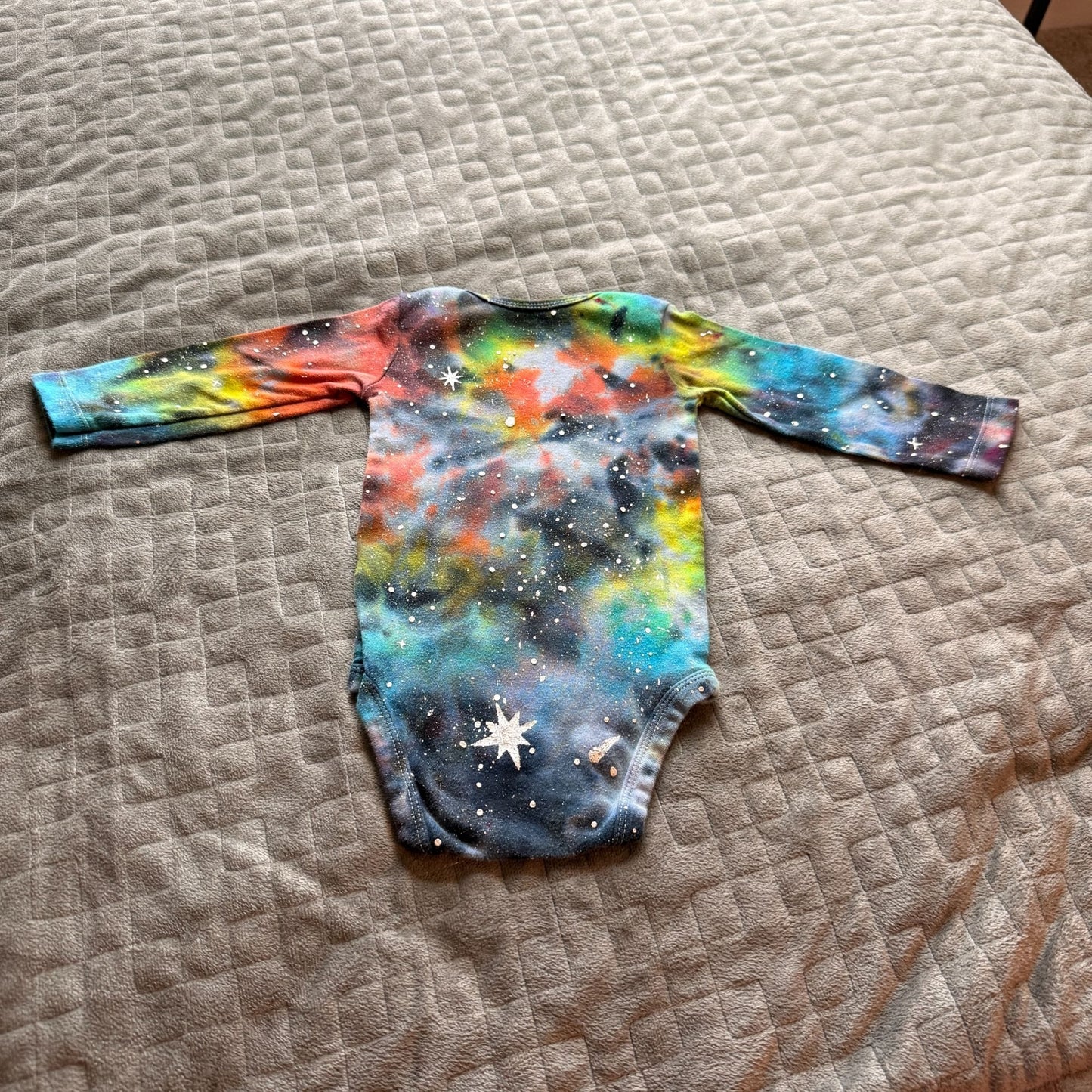 Galaxy Dyed Onesie || 12 Months, Upcycled ♻️