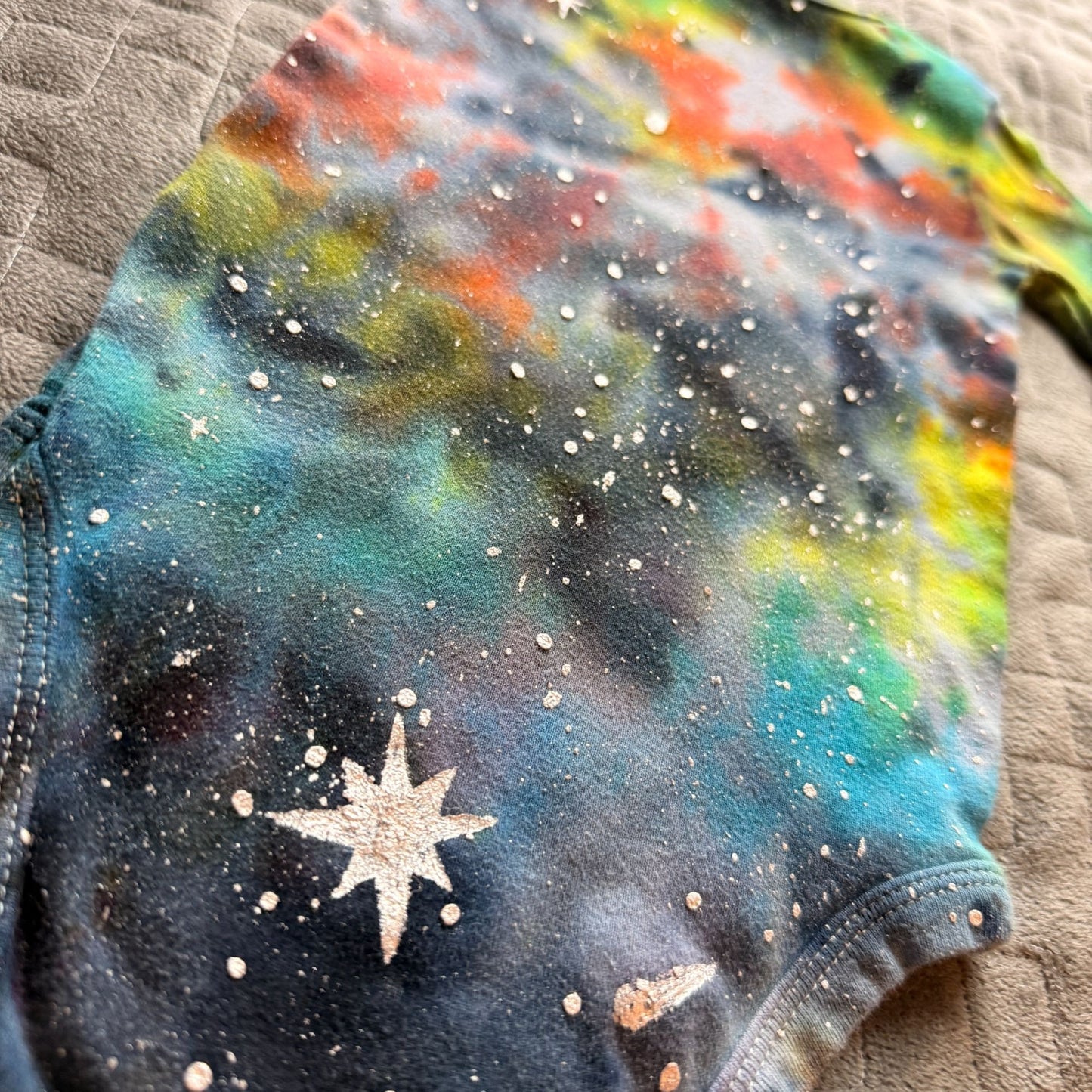 Galaxy Dyed Onesie || 12 Months, Upcycled ♻️