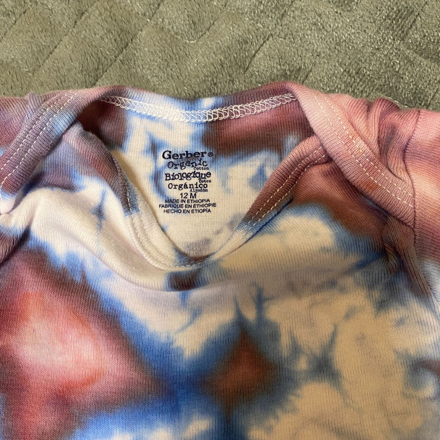 Tie Dye Baby Bodysuit || 12 Months