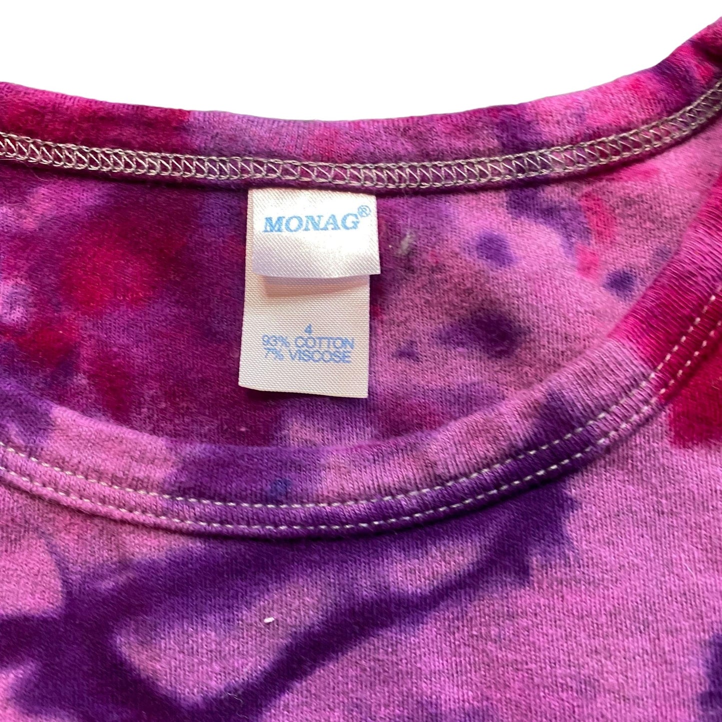 Pink Raven Tie Dye Kids Tee || Girls 4