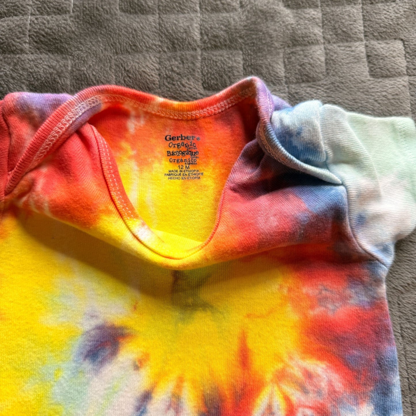 Tie Dyed Onesie || 12 Months