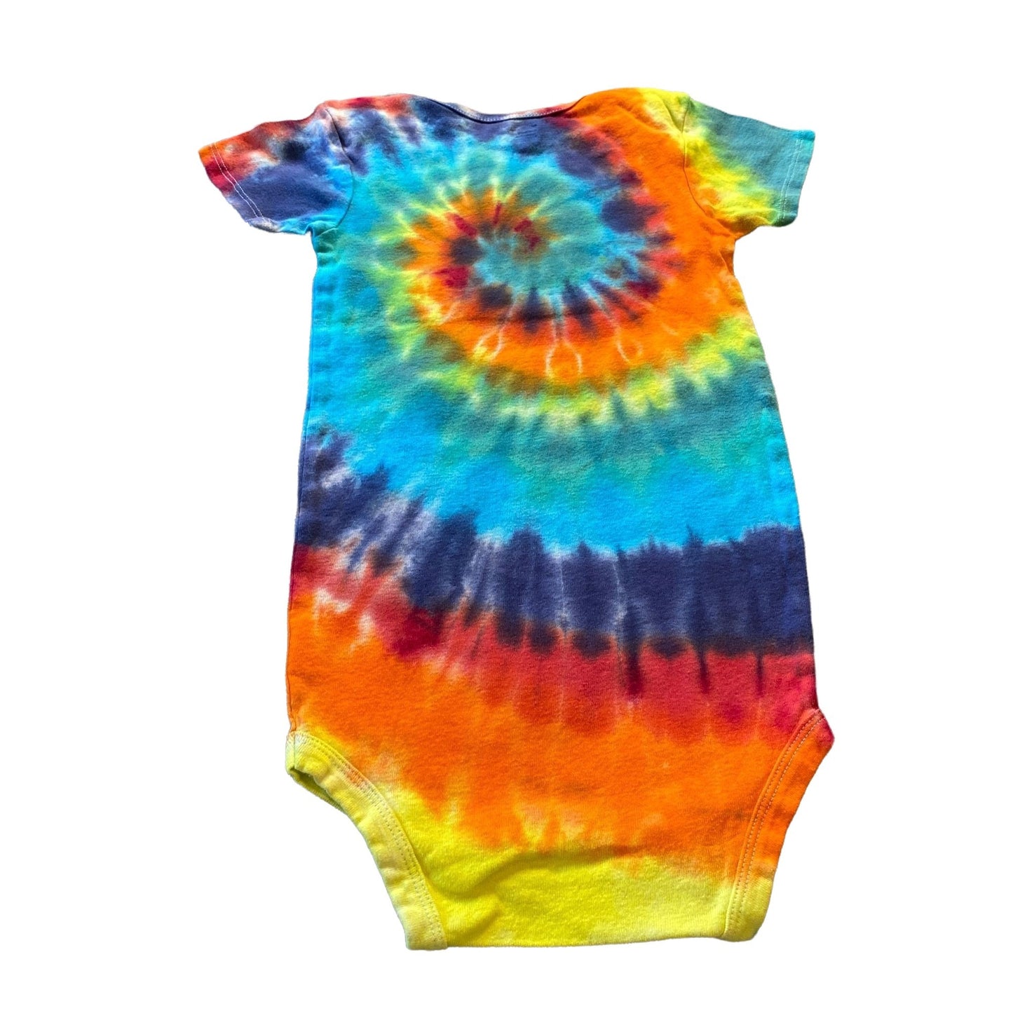 Rainbow Spiral Tie Dyed Bodysuit || 4T