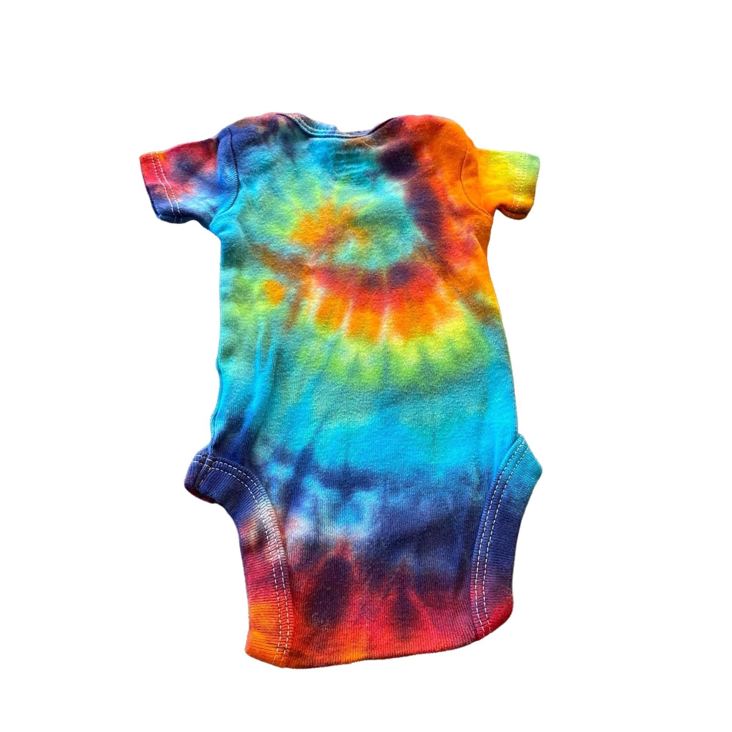 Rainbow Spiral Tie Dyed Bodysuit || Preemie