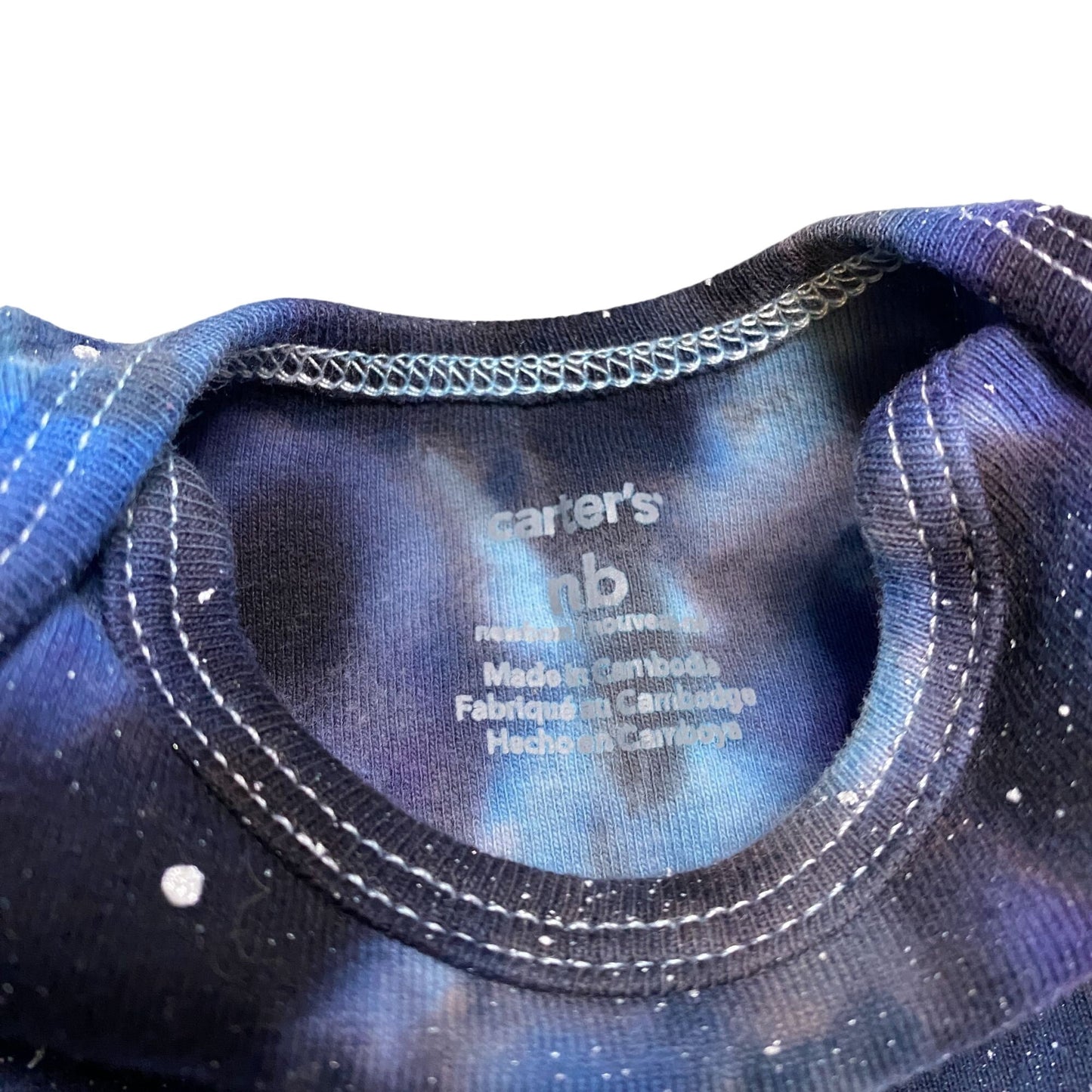 Galaxy Dyed Onesie || Newborn