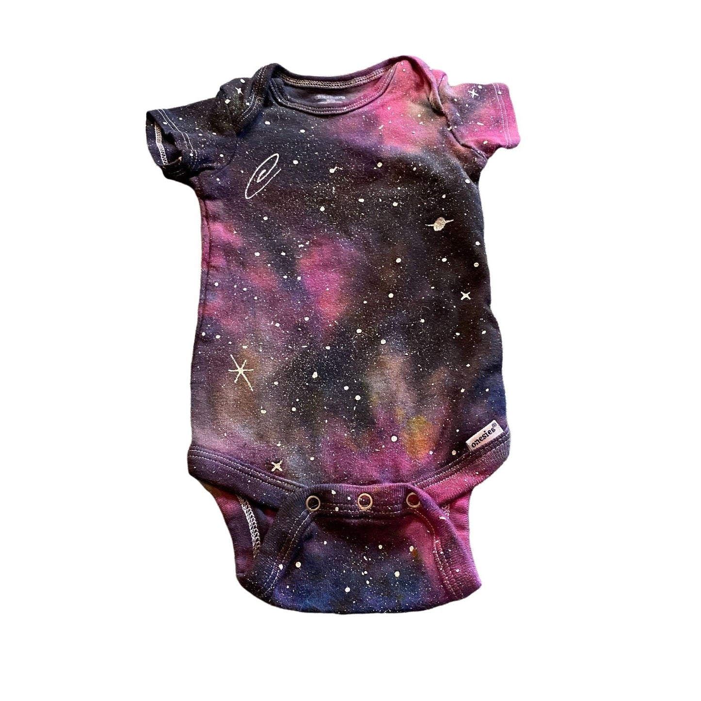 Galaxy Dyed Onesie || 12 Months, Upcycled ♻️