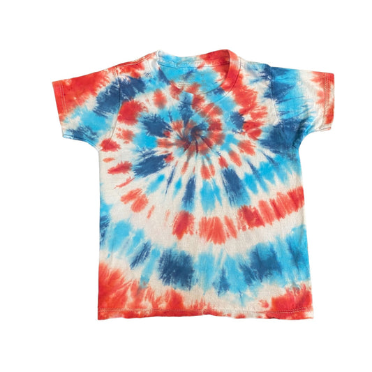 Spiral Tie Dye Toddler Tee Shirt || 2T / 3T