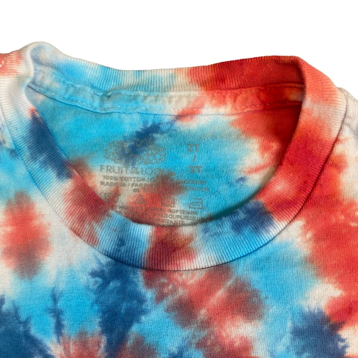 Spiral Tie Dye Toddler Tee Shirt || 2T / 3T