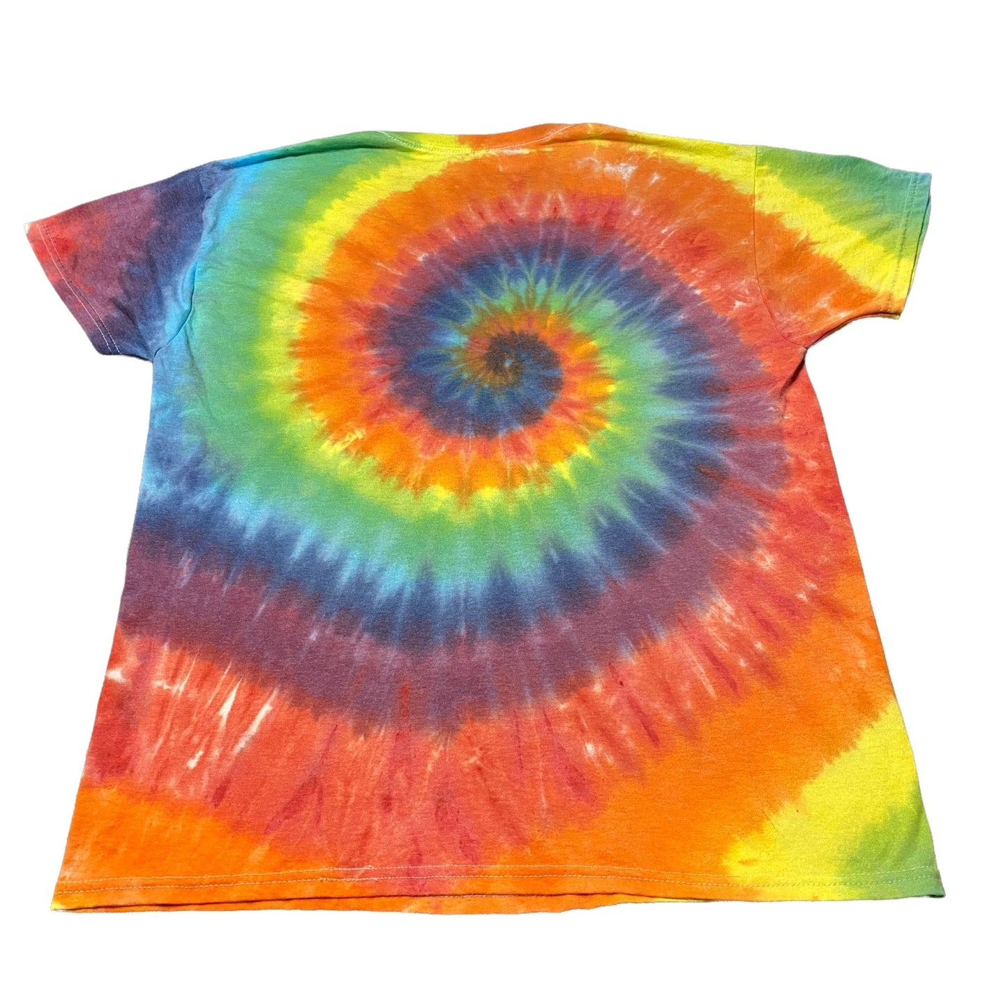 Rainbow Spiral Tie Dye Adult Tee || Medium