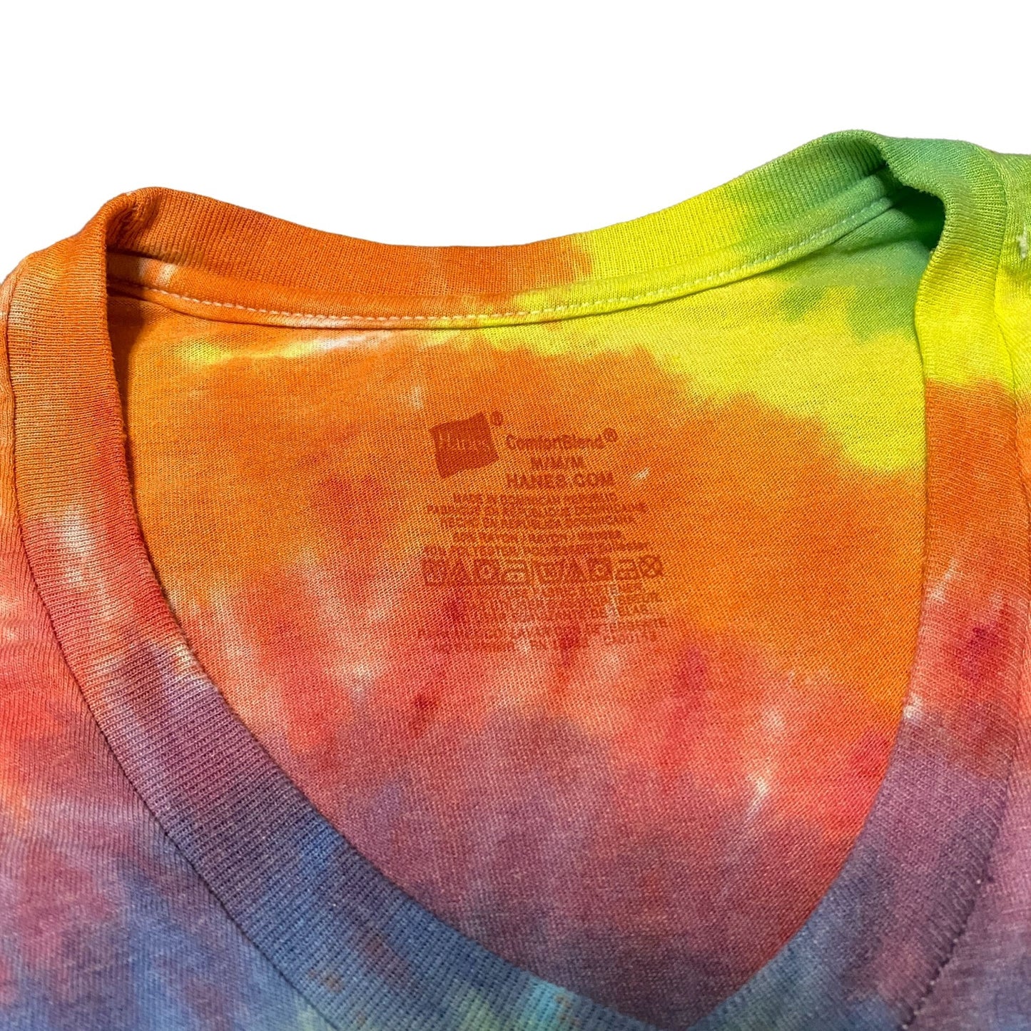 Rainbow Spiral Tie Dye Adult Tee || Medium