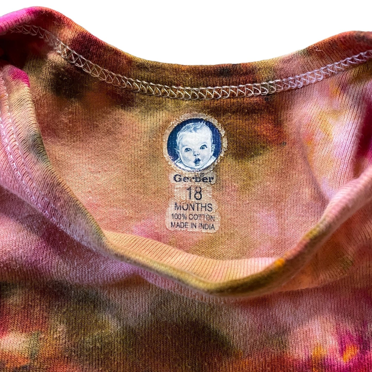 Tie Dyed Bodysuit || 18 Months, Upcycled ♻️