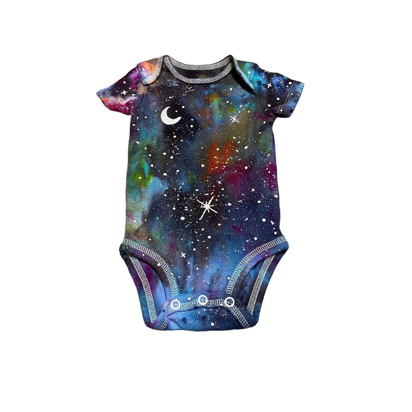 Galaxy Dyed Onesie || 3 Months