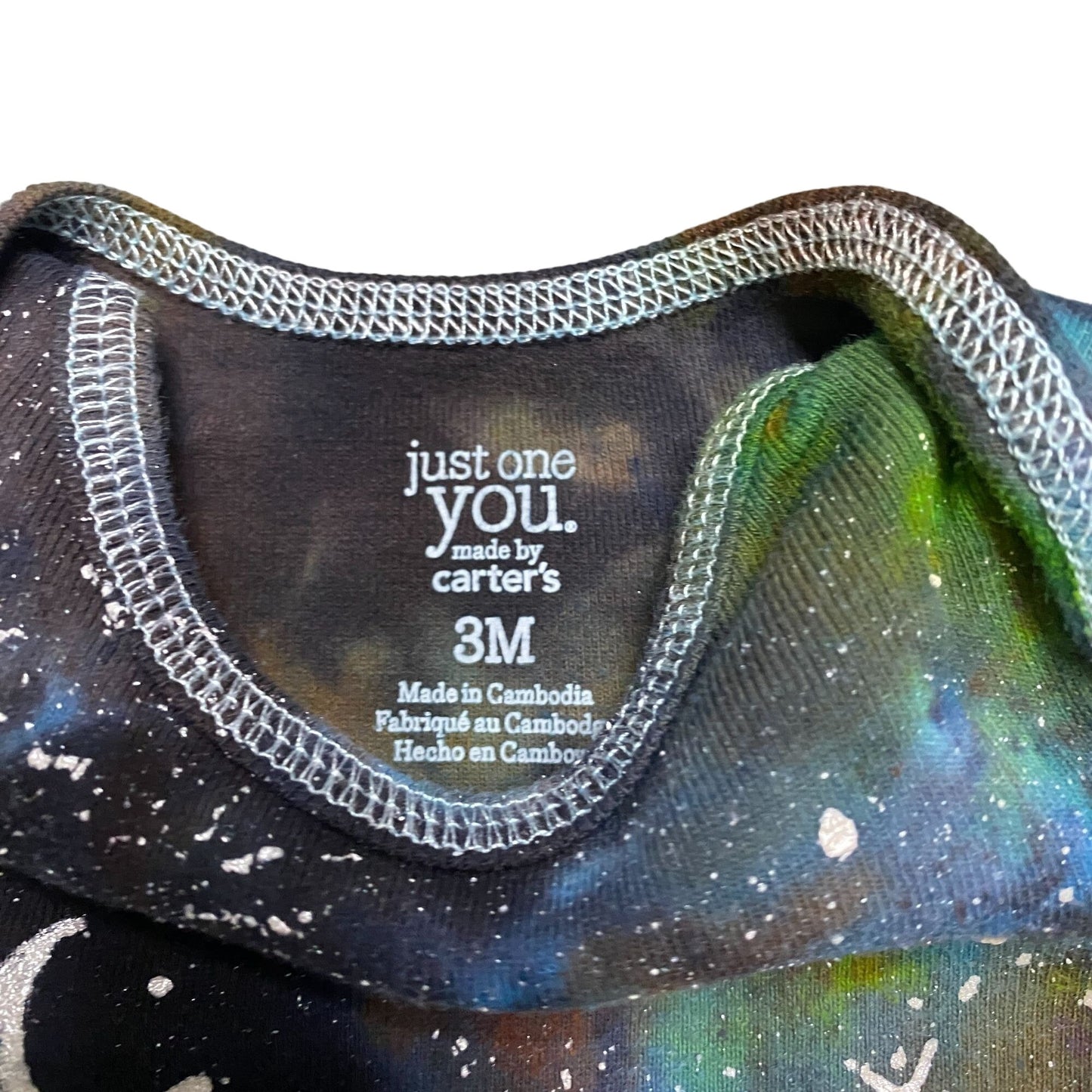 Galaxy Dyed Onesie || 3 Months