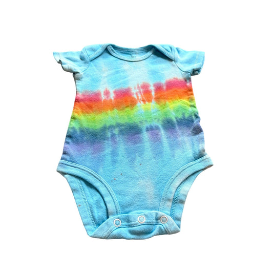Tie Dyed Onesie || 6 Months, Upcycled ♻️