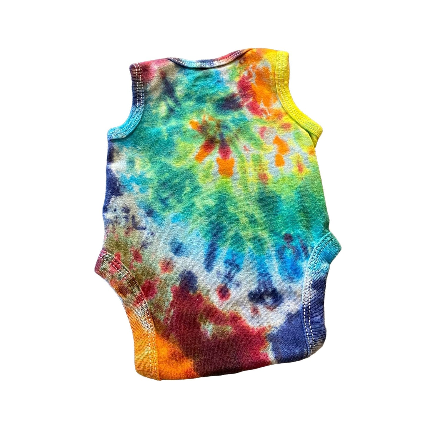 Rainbow Spiral Tie Dyed Bodysuit || Preemie