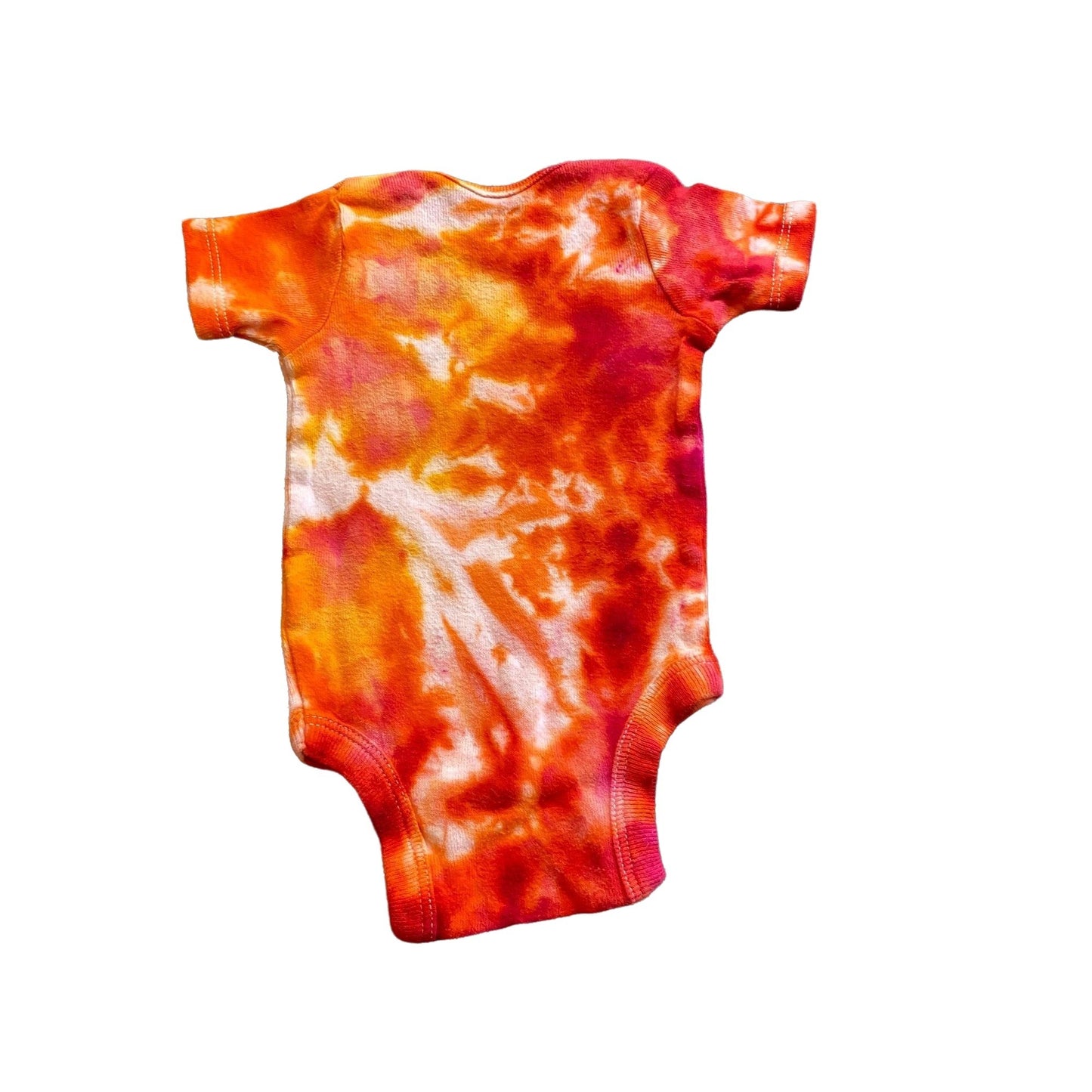 Fiery Fun Tie Dye Baby Bodysuit || Newborn