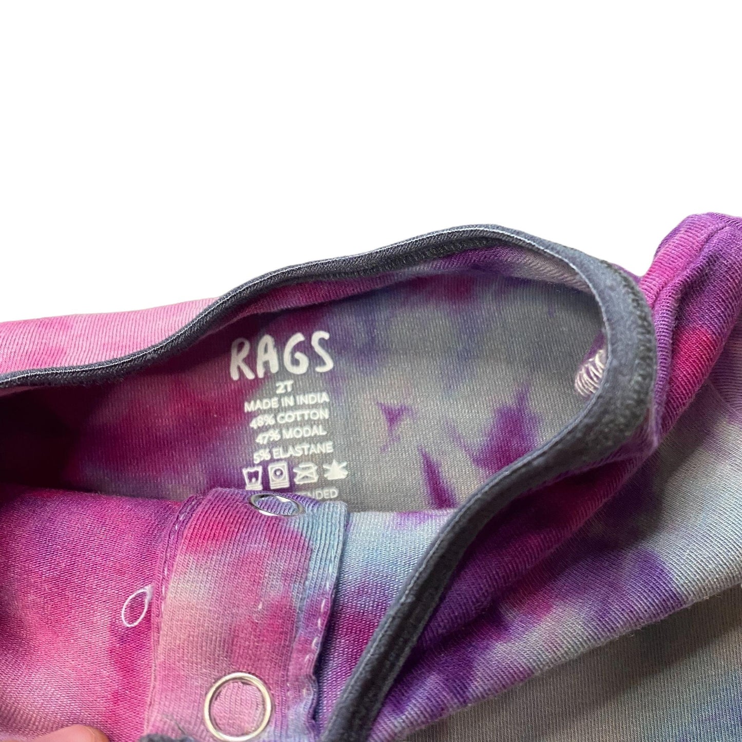 Tie Dyed Rags Romper || 2T