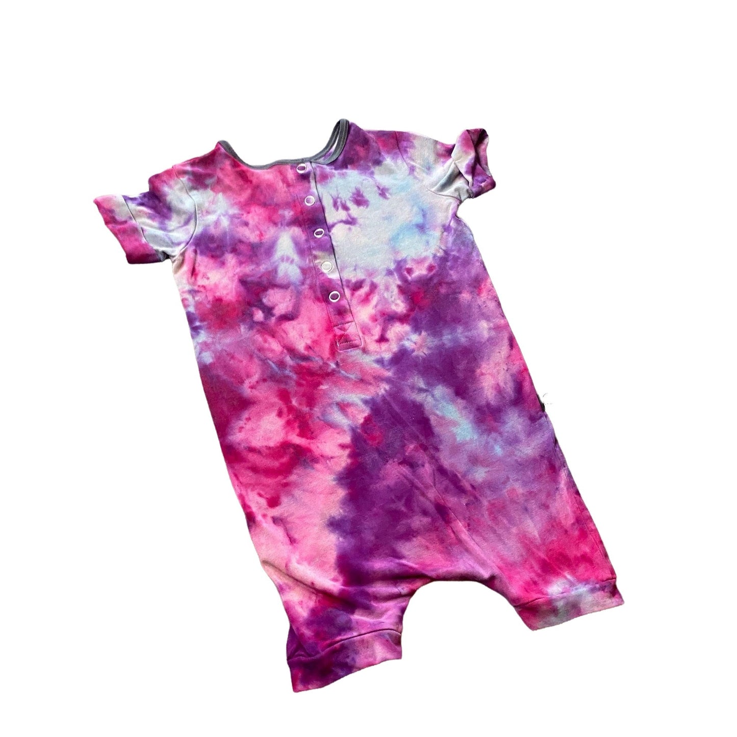 Tie Dyed Rags Romper || 2T