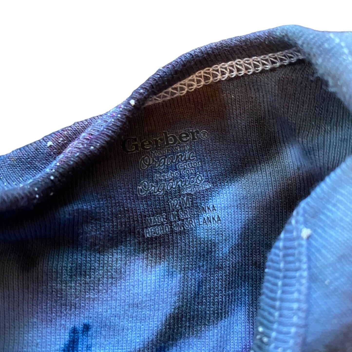 Galaxy Dyed Onesie || 12 Months, Upcycled ♻️