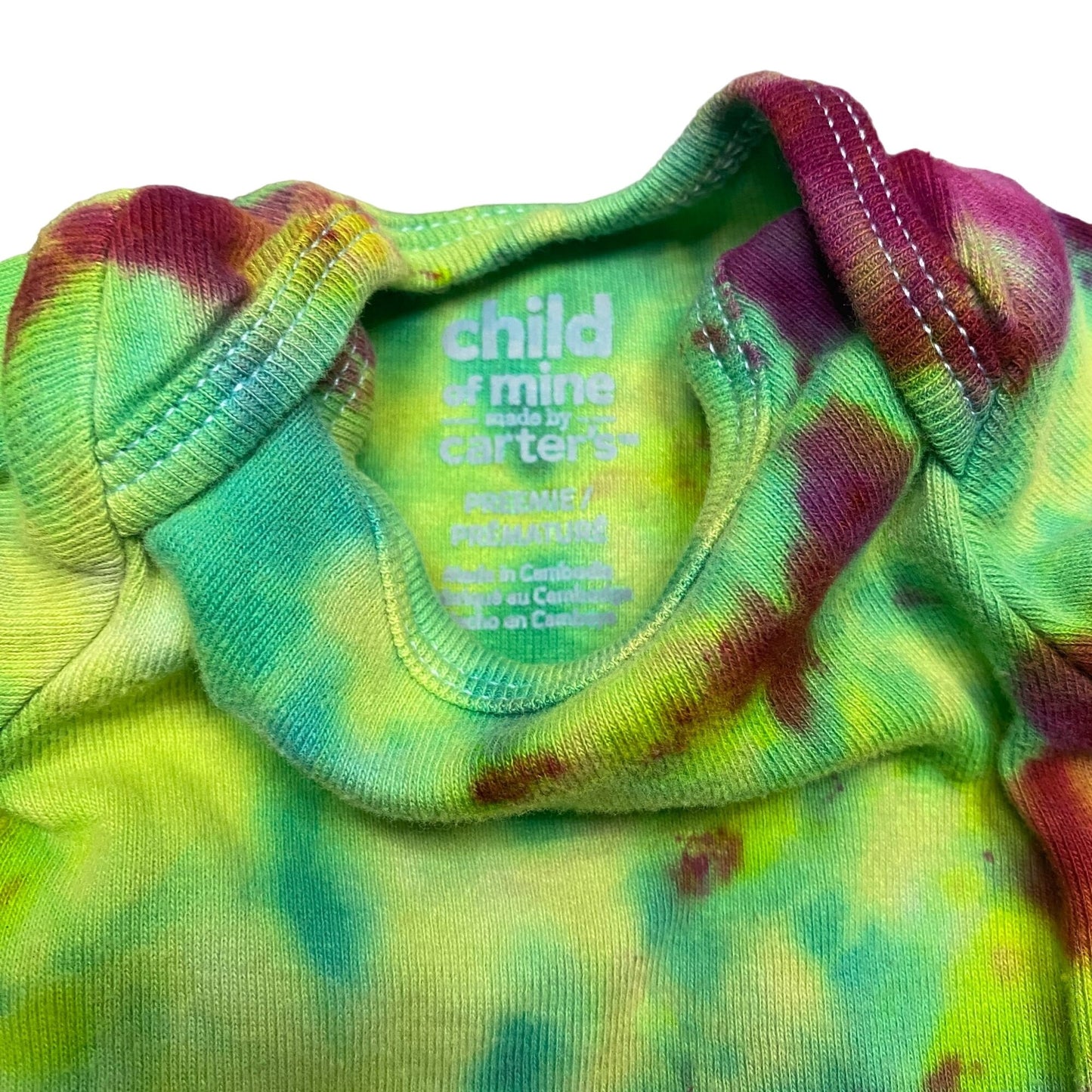 Tie Dye Baby Bodysuit || Preemie