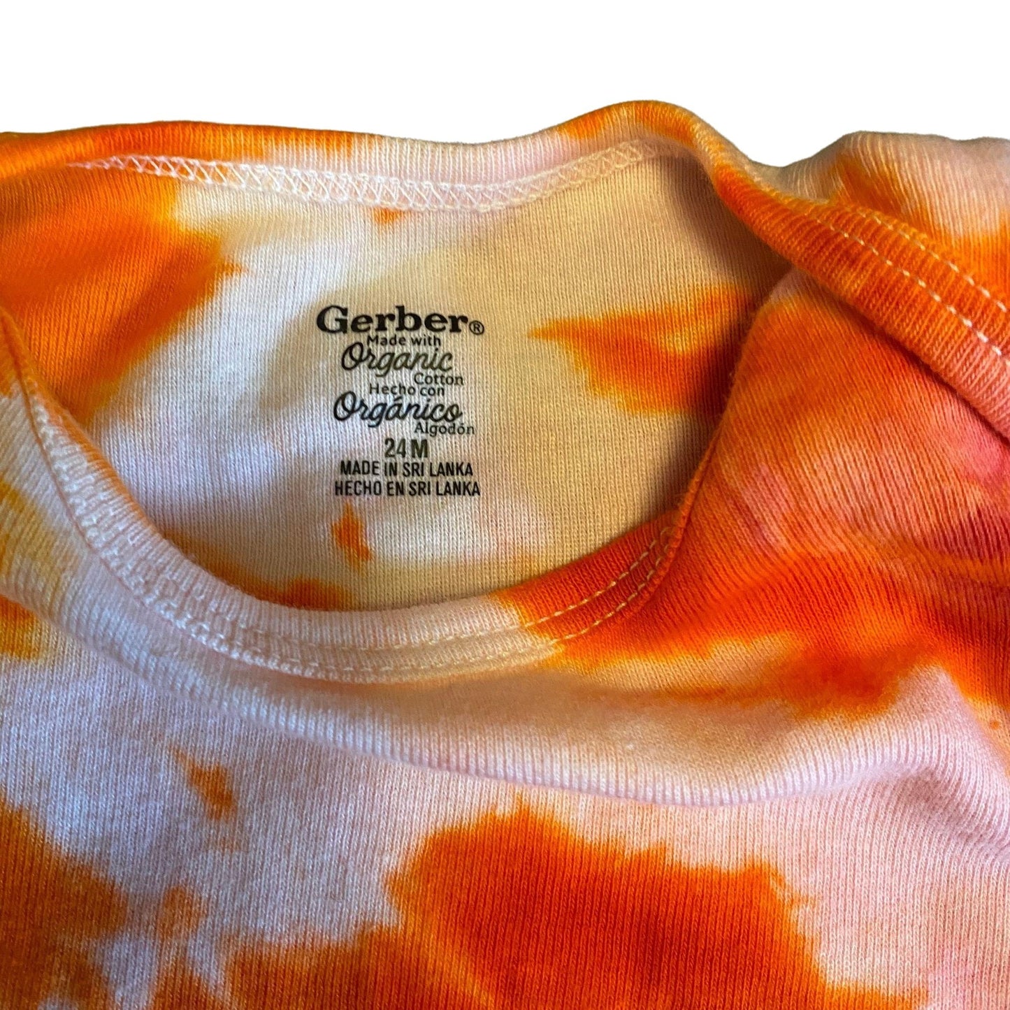 Fiery Fun Dye Tie Dye Onesie || 24 Months
