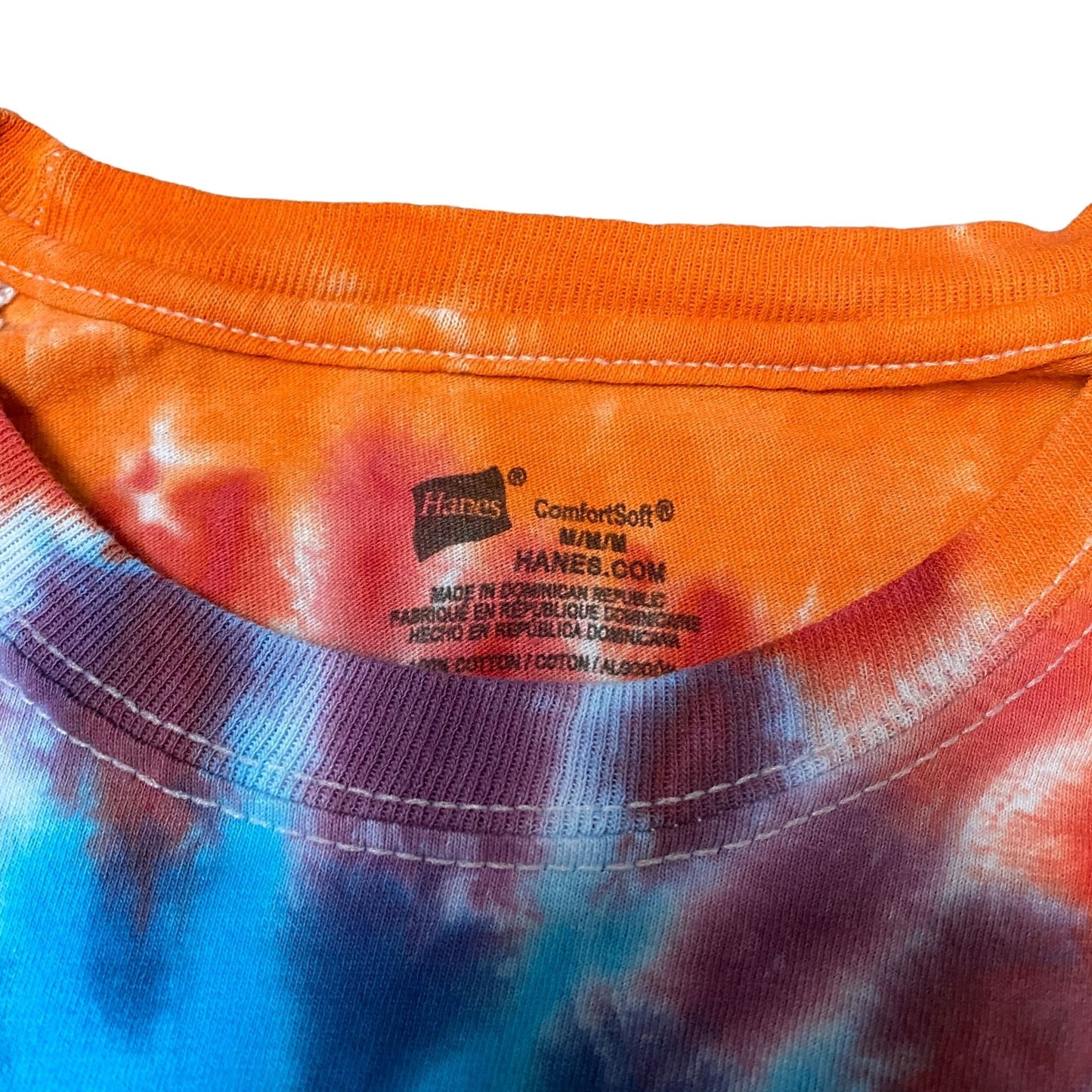 Rainbow Spiral Tie Dye Adult Tee || Medium