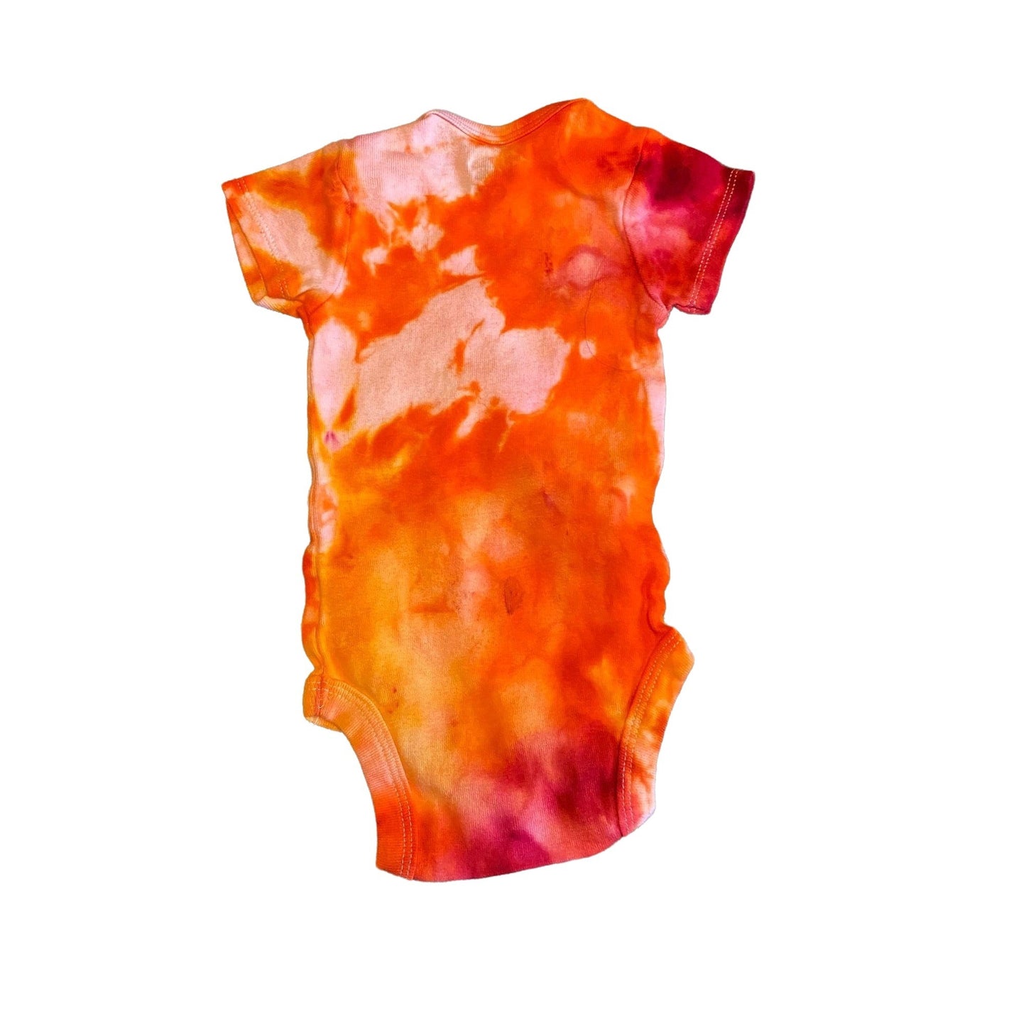 Fiery Fun Dye Tie Dye Onesie || 0-3 Months