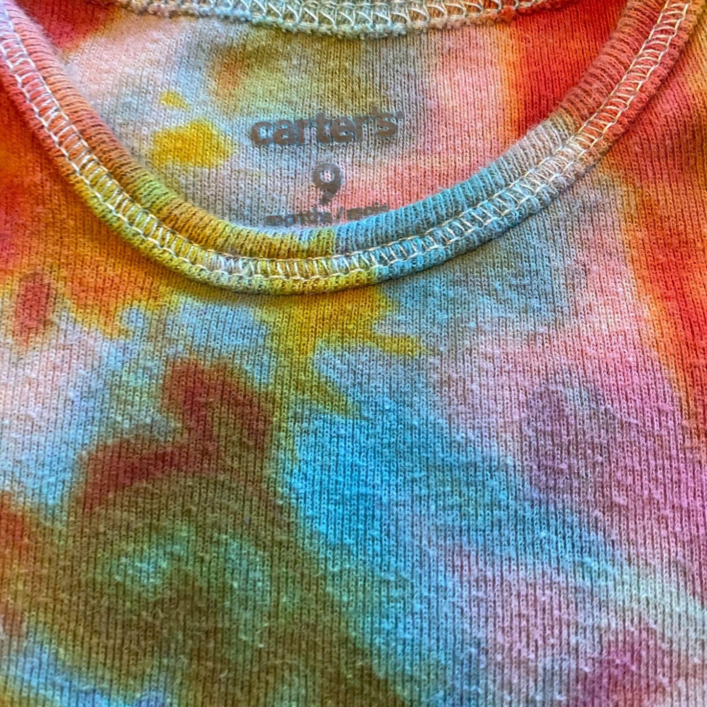 Tie Dye Onesie || 9 Months, Upcycled ♻️