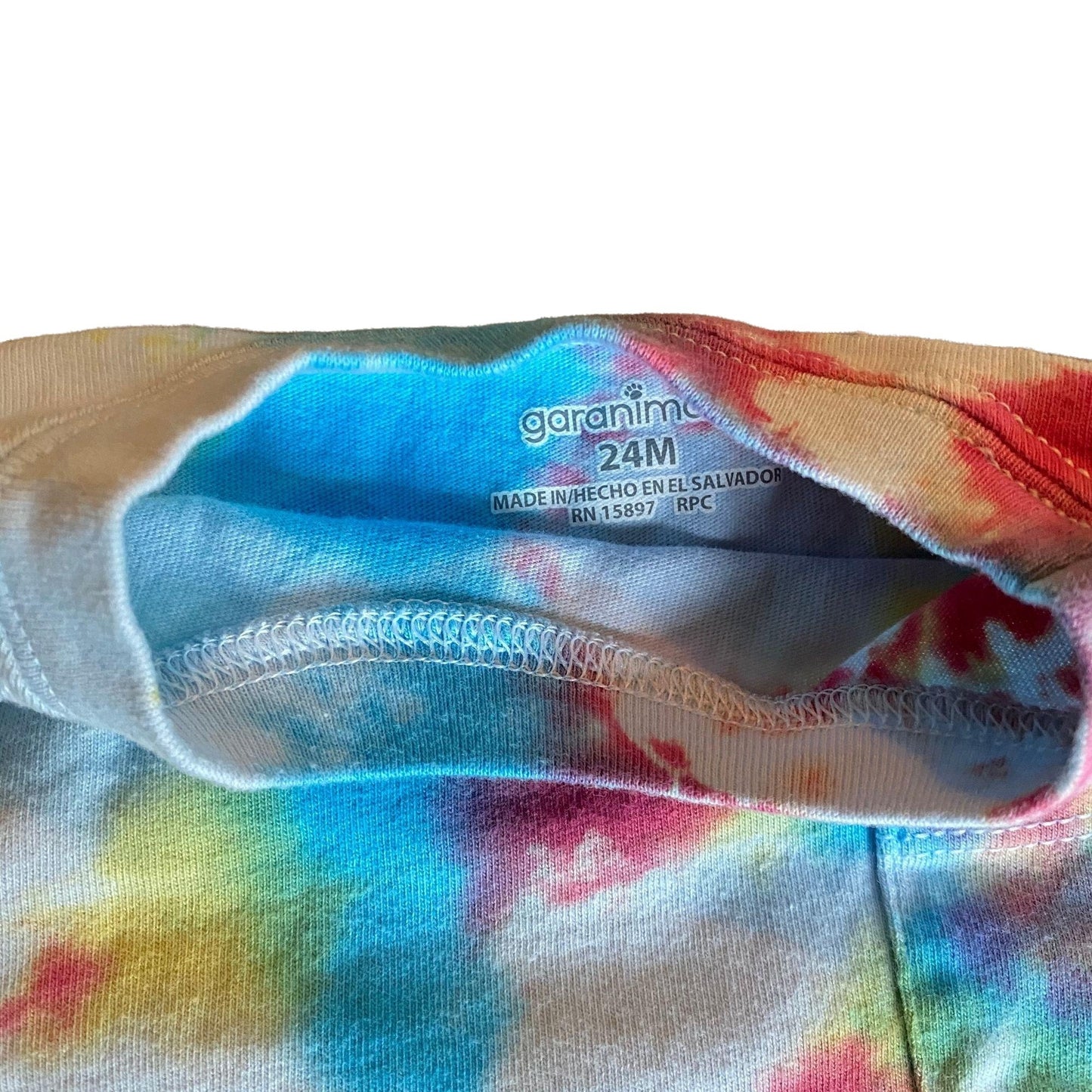 Spiral Tie Dye Baby Pocket Tee || 24 Months