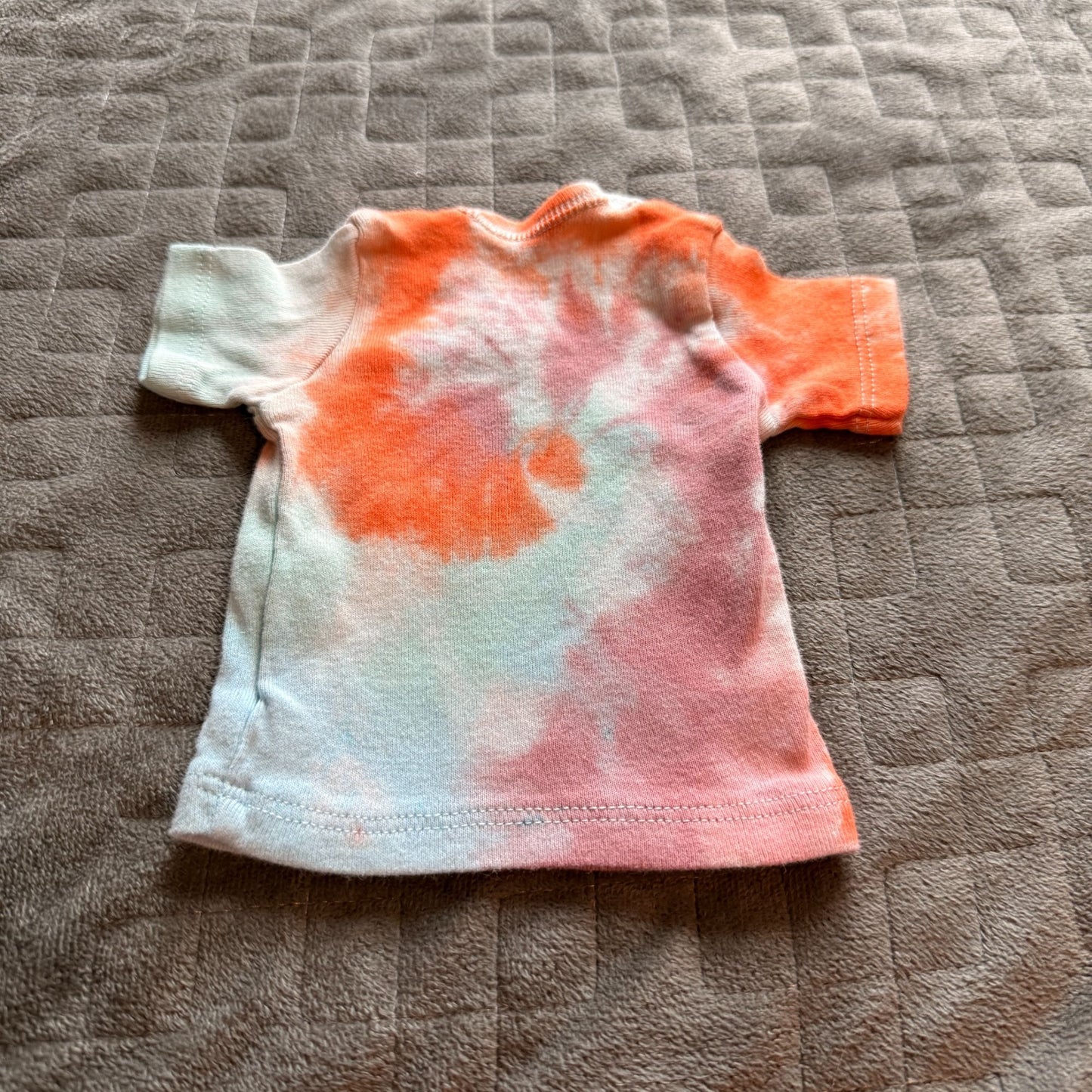 Tie Dyed Kimono Side Button Shirt || Newborn