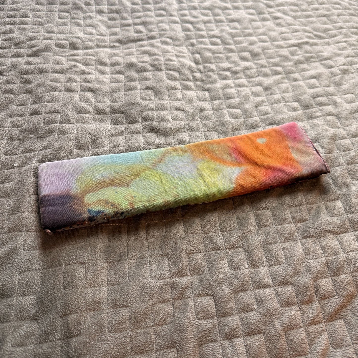 Rainbow Galaxy Dyed Lillebaby Tummy Pad || Medium