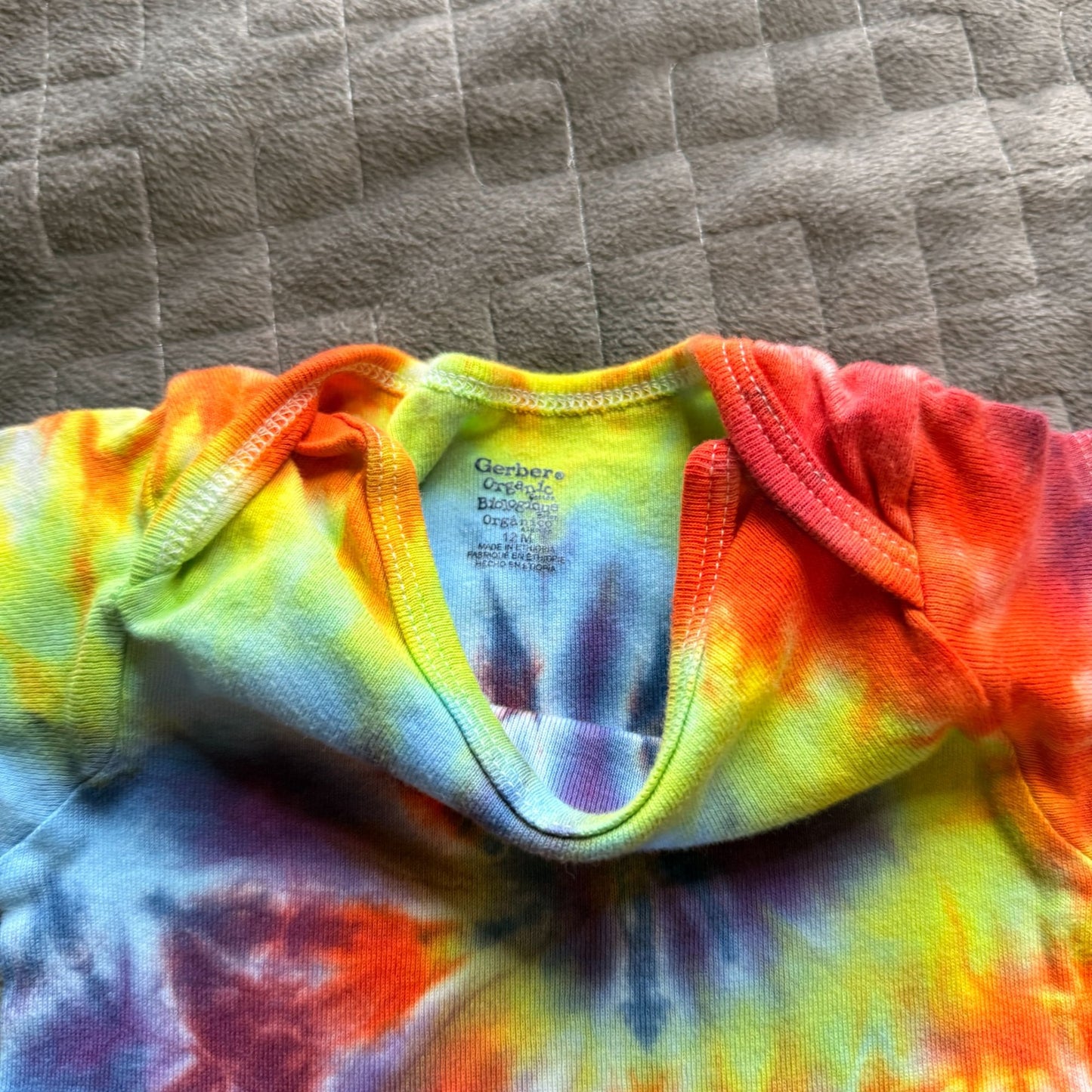 Tie Dyed Onesie || 12 Months