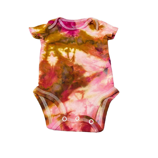 Tie Dyed Bodysuit || 3 Months, Upcycled ♻️