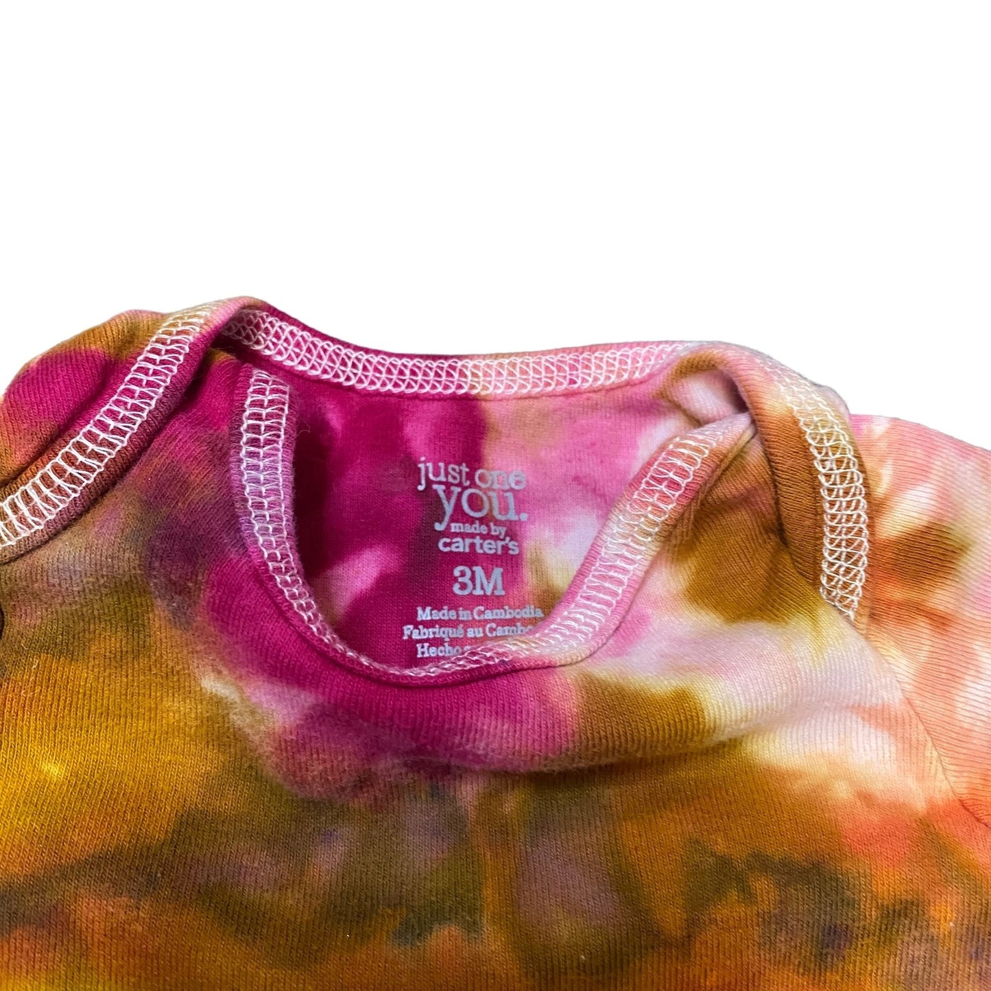 Tie Dyed Bodysuit || 3 Months, Upcycled ♻️