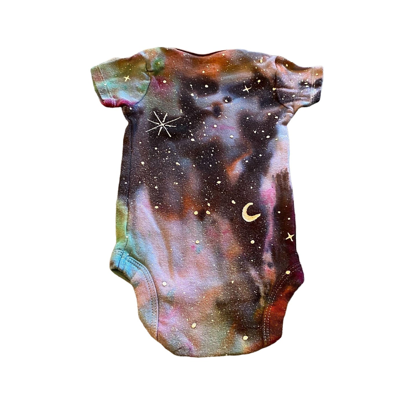 Galaxy Dyed Onesie || 0-3 Months, Upcycled ♻️