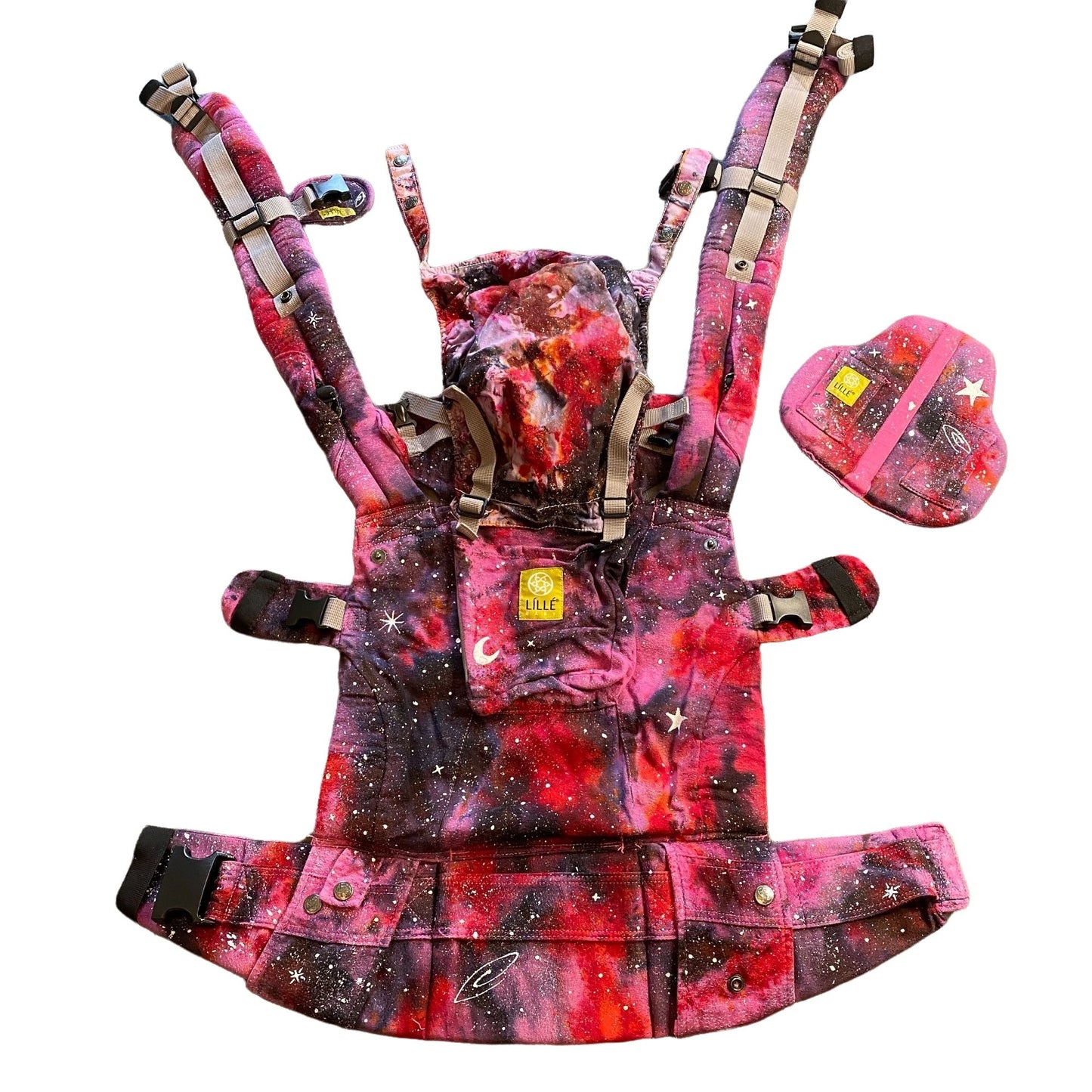 Galaxy Dyed Lillebaby Woven Complete || Baby Carrier, Upcycled ♻️