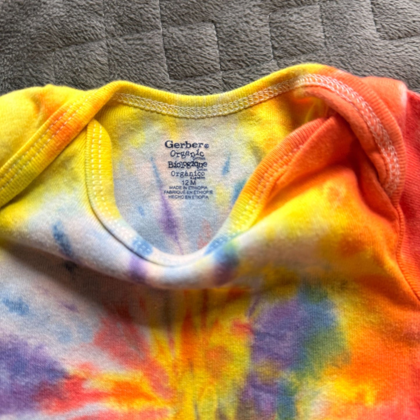 Tie Dyed Onesie || 12 Months