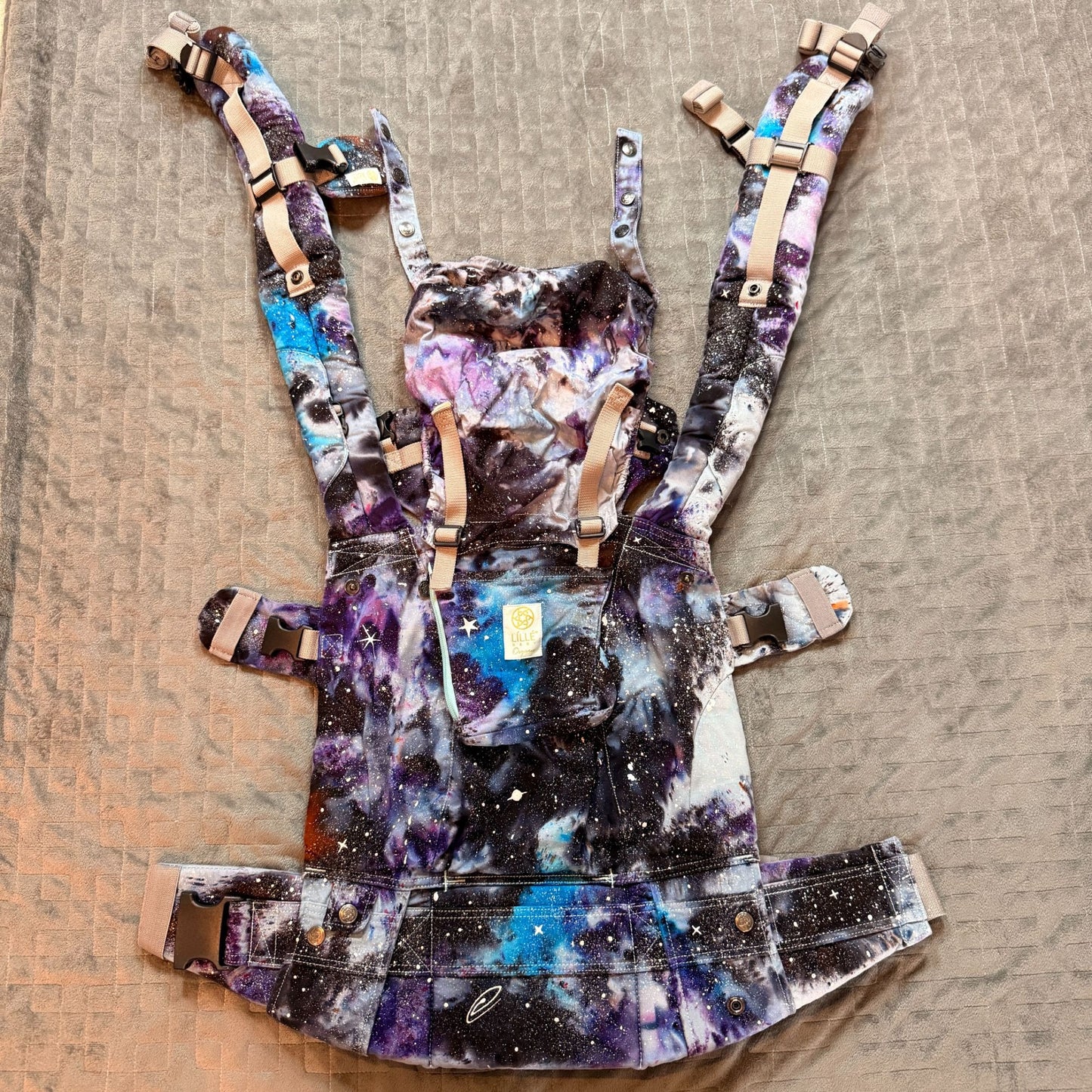 ✨ Galaxy Dyed Lillebaby Organic Complete || Baby Carrier, Upcycled ♻️