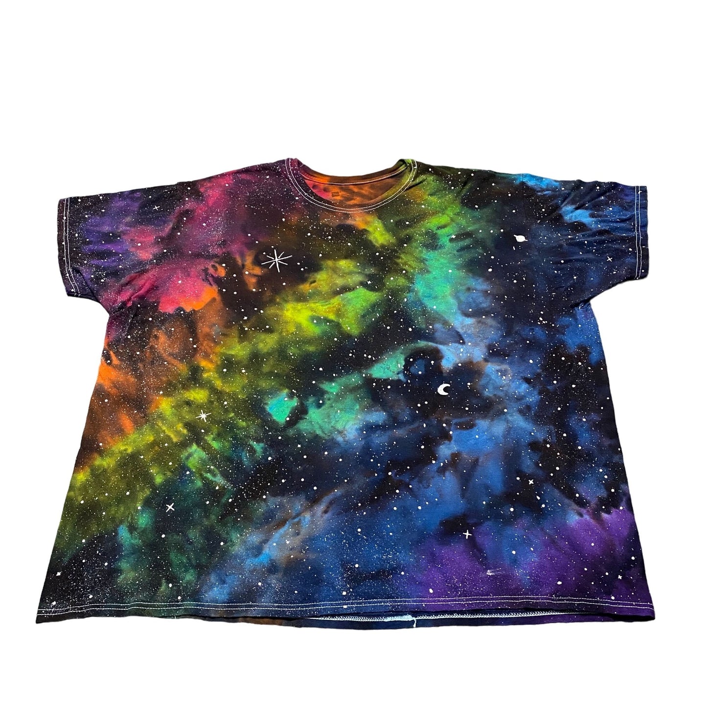 Galaxy Dyed Adult Tee Shirt || 3XL