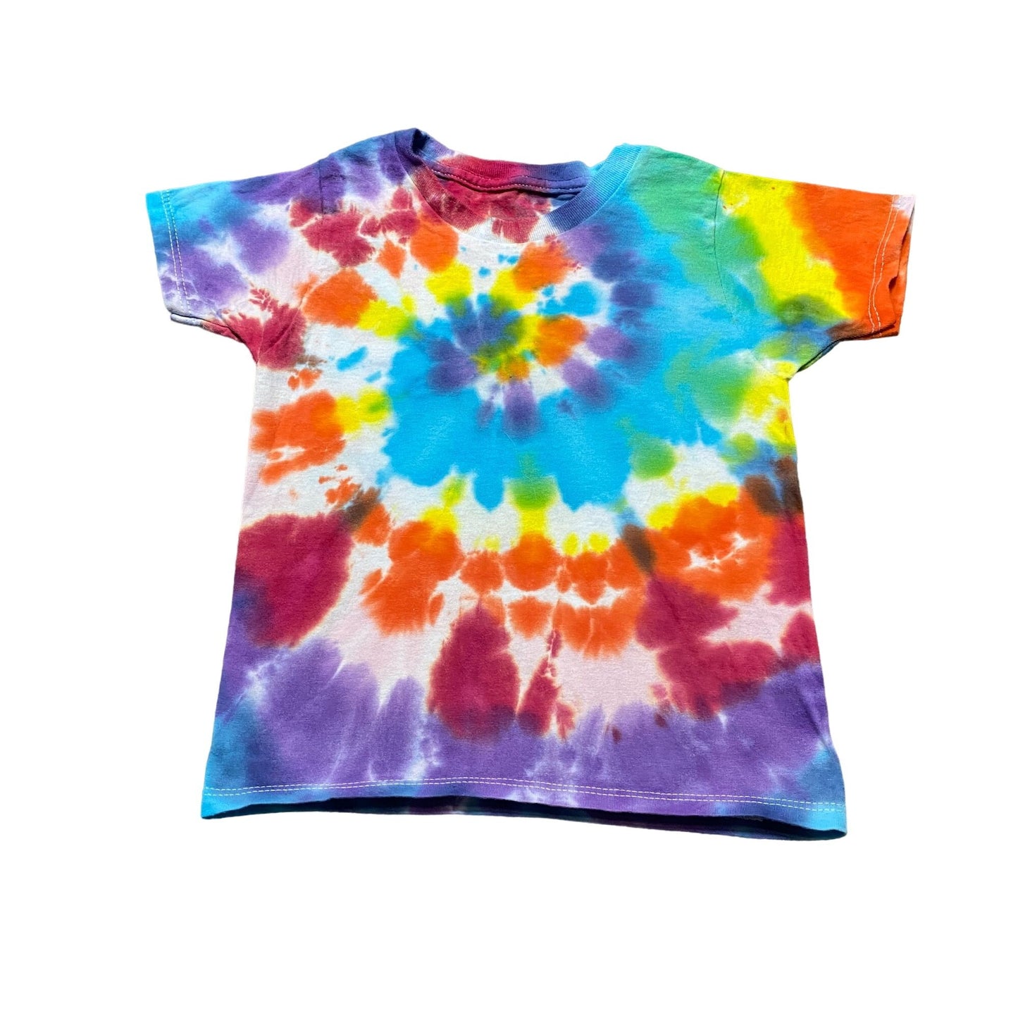 Rainbow Spiral Tie Dye Toddler Tee Shirt || 2T / 3T