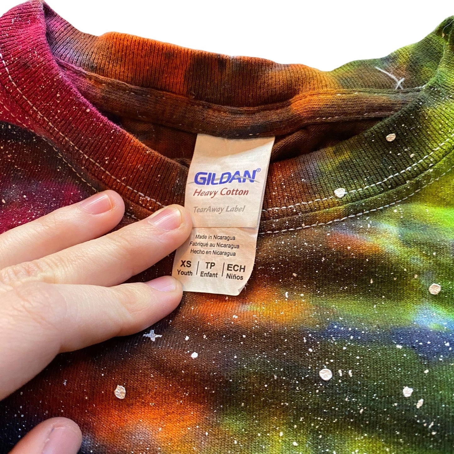 Galaxy Dyed Kids Tee || Youth XS