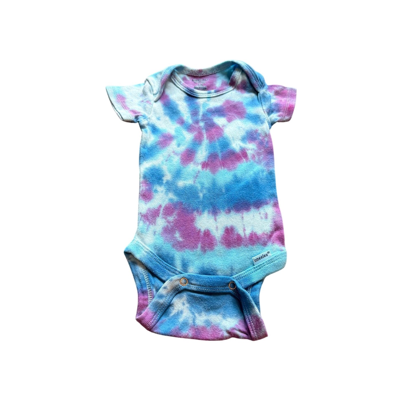 Tie Dyed Onesie || 0-3 Months, Upcycled ♻️