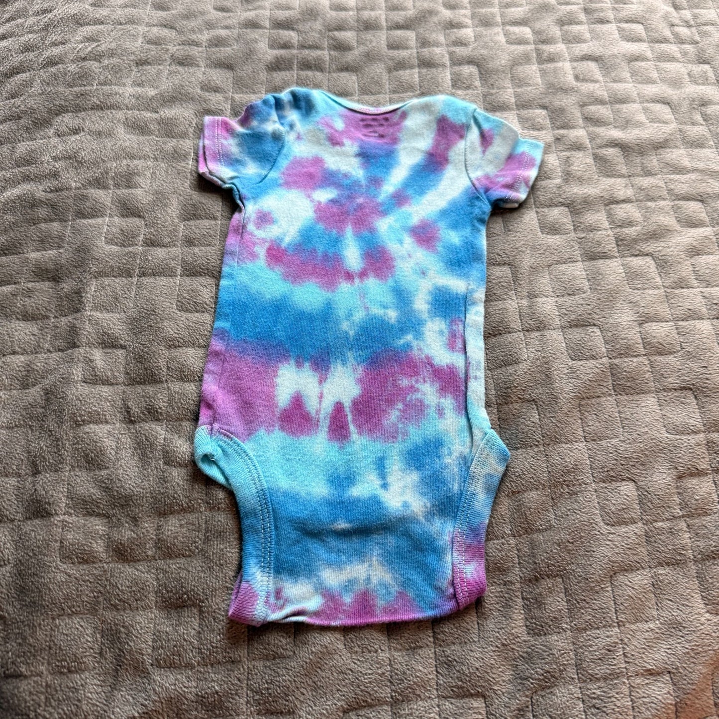 Tie Dyed Onesie || 0-3 Months, Upcycled ♻️