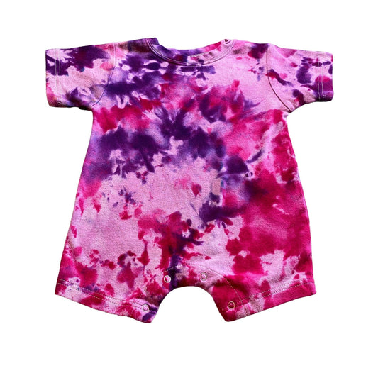 Pink Raven Tie Dye Romper || 18-24 Months