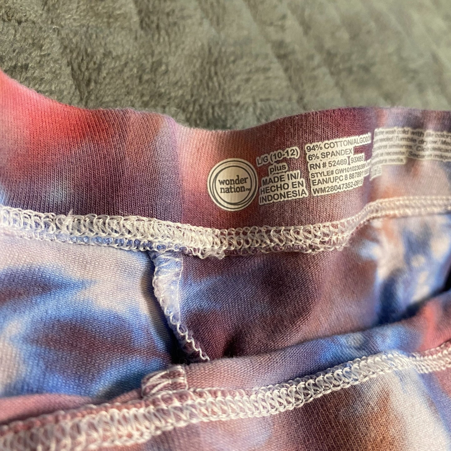 Dyed Kids Leggings || Youth Plus Large (10-12)