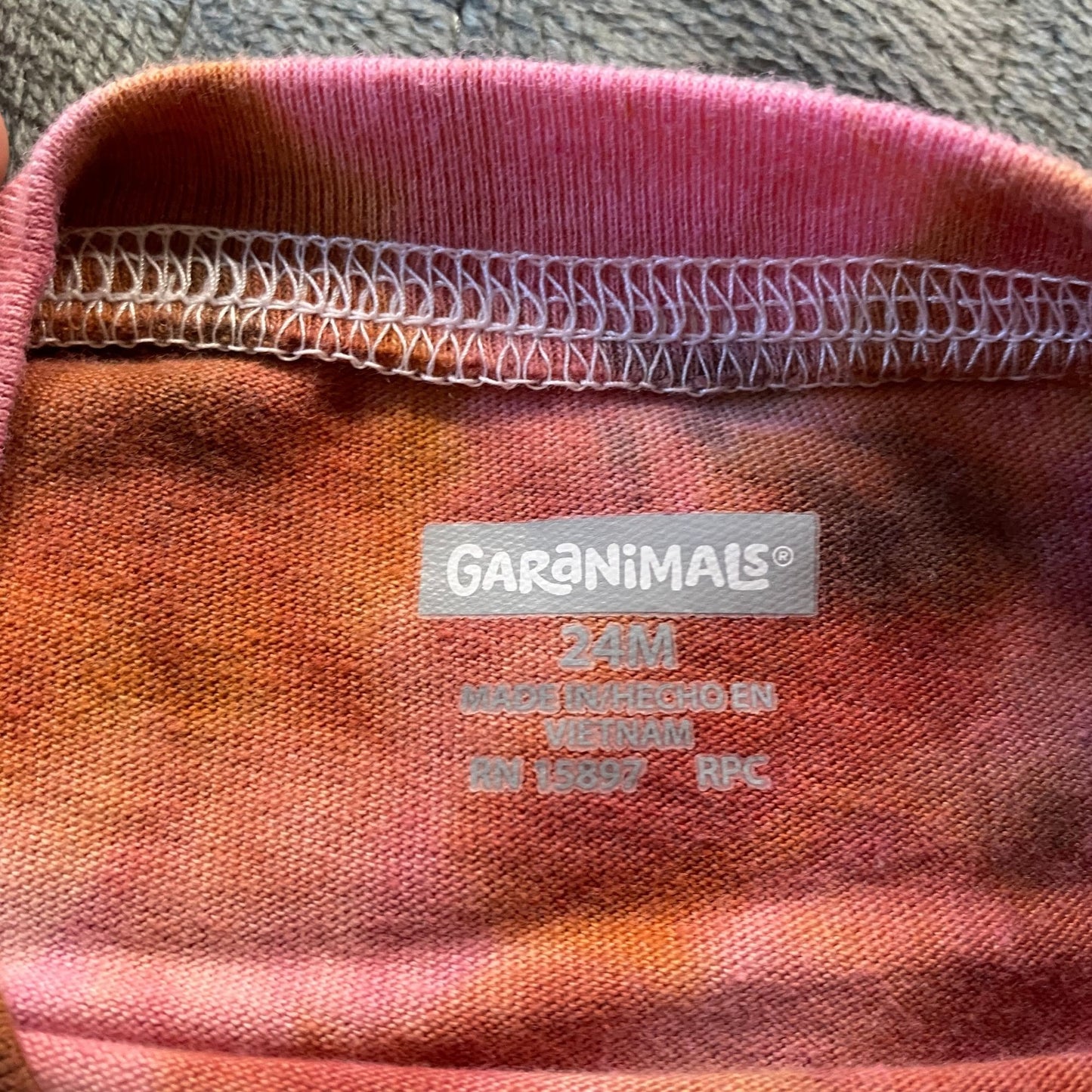 Tie Dyed Long-sleeve shirt || 24 Months