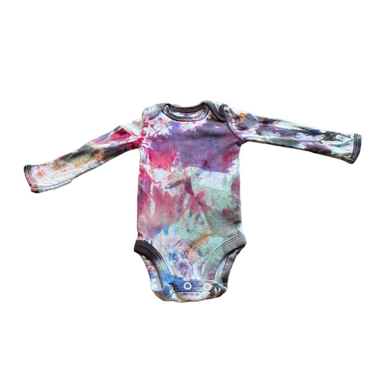 Marble Tie Dye Baby Bodysuit || Newborn
