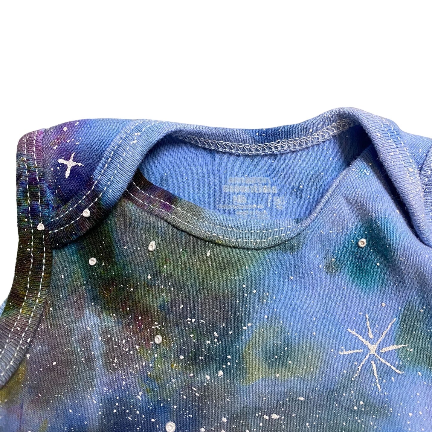 Galaxy Dyed Onesie || Newborn