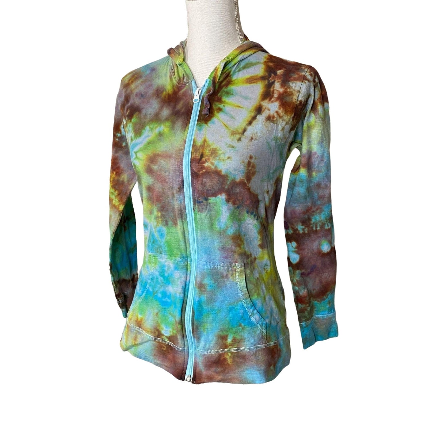 Dyed Adult Lightweight Hoodie || Small