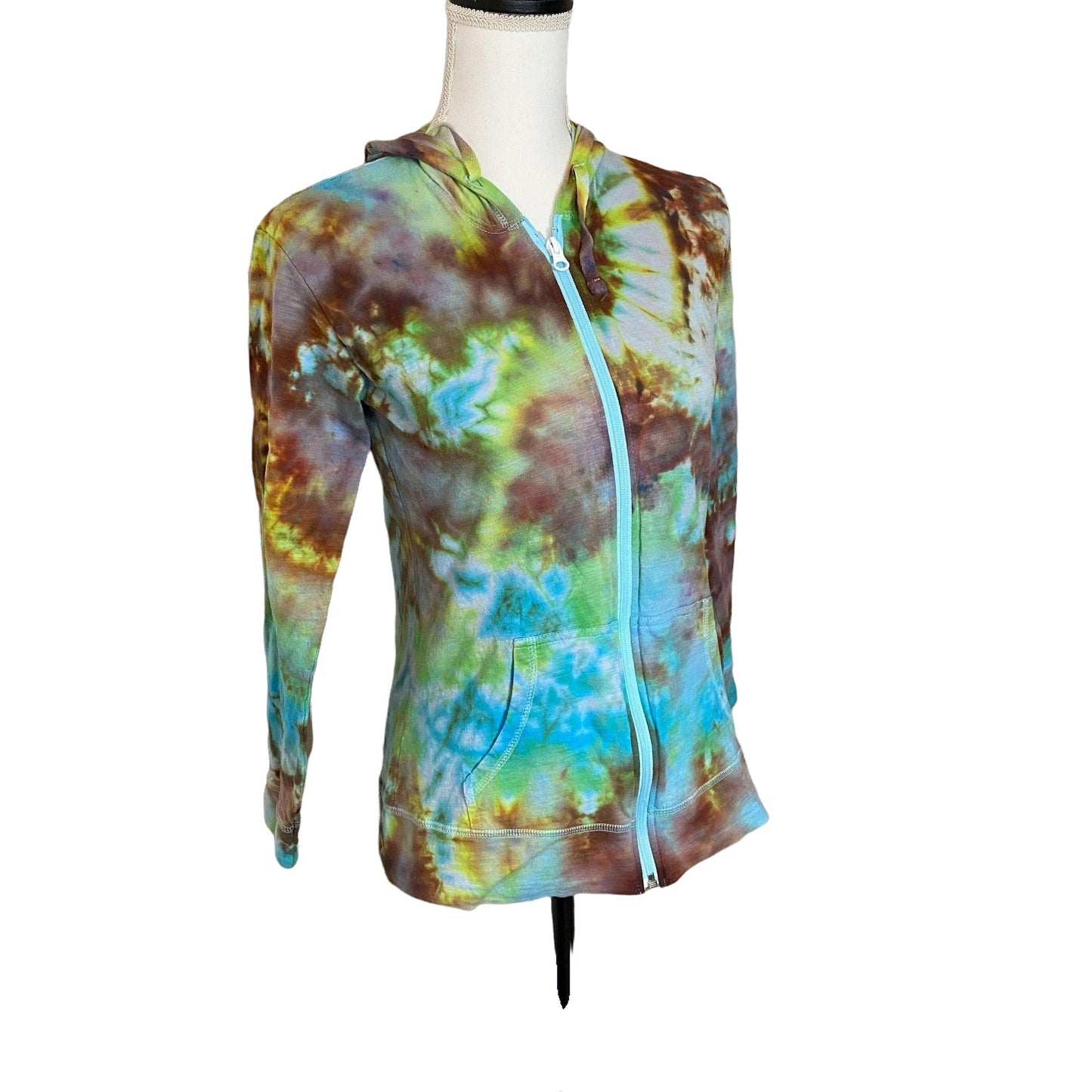 Dyed Adult Lightweight Hoodie || Small